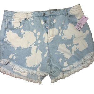 NWT Wild Fable Bleached High Rise Denim Shorts SIZE 18